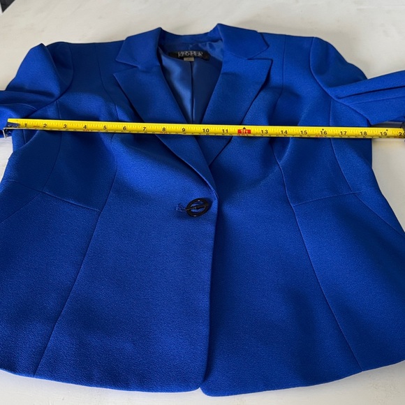Kasper Women's Vibrant Royal Blue Suit Jacket SZ6. - Picture 12 of 15